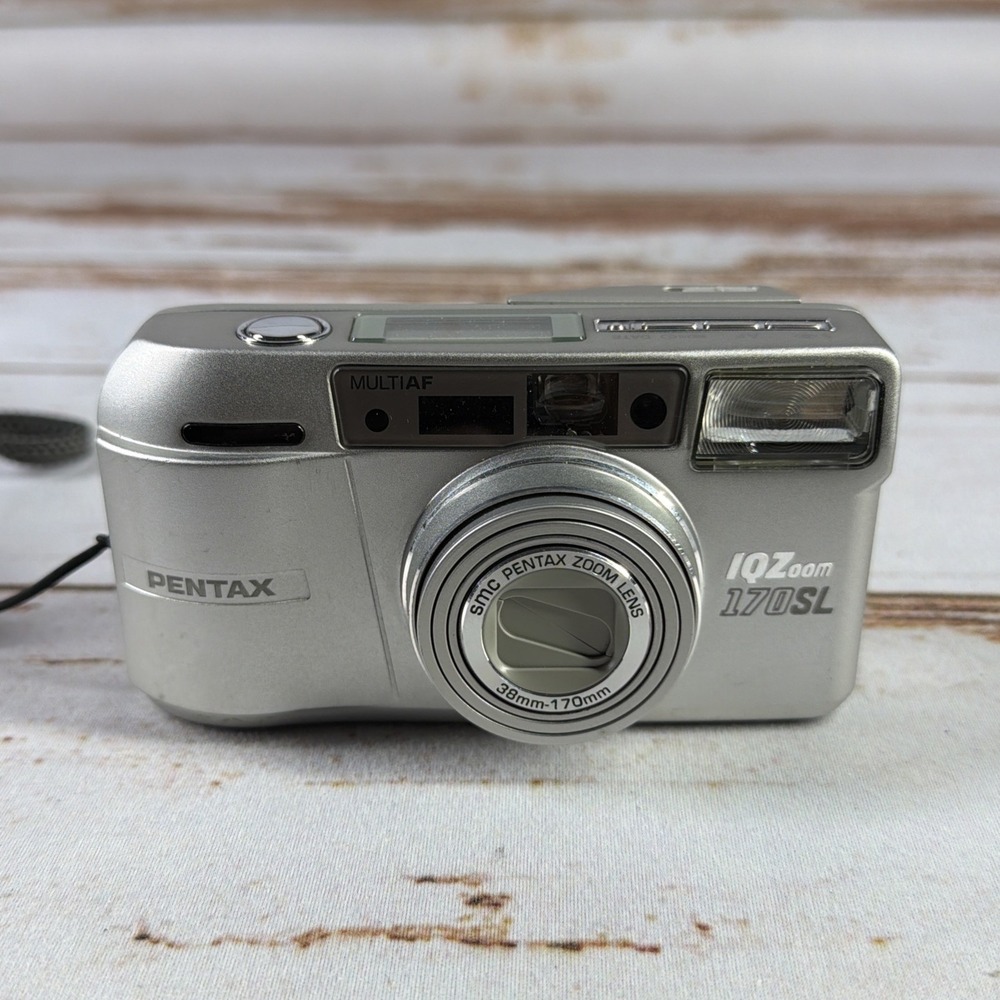 Pentax IQZoom 170SL 35mm Point & Shoot Film Camera 38-170mm Tested